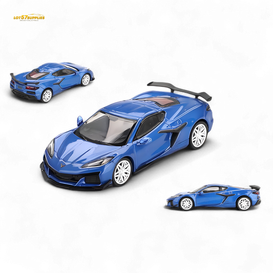 Mini-GT Chevrolet Corvette Z06 2023 Elkhart Lake Blue 1:64 - Evergreen Kings