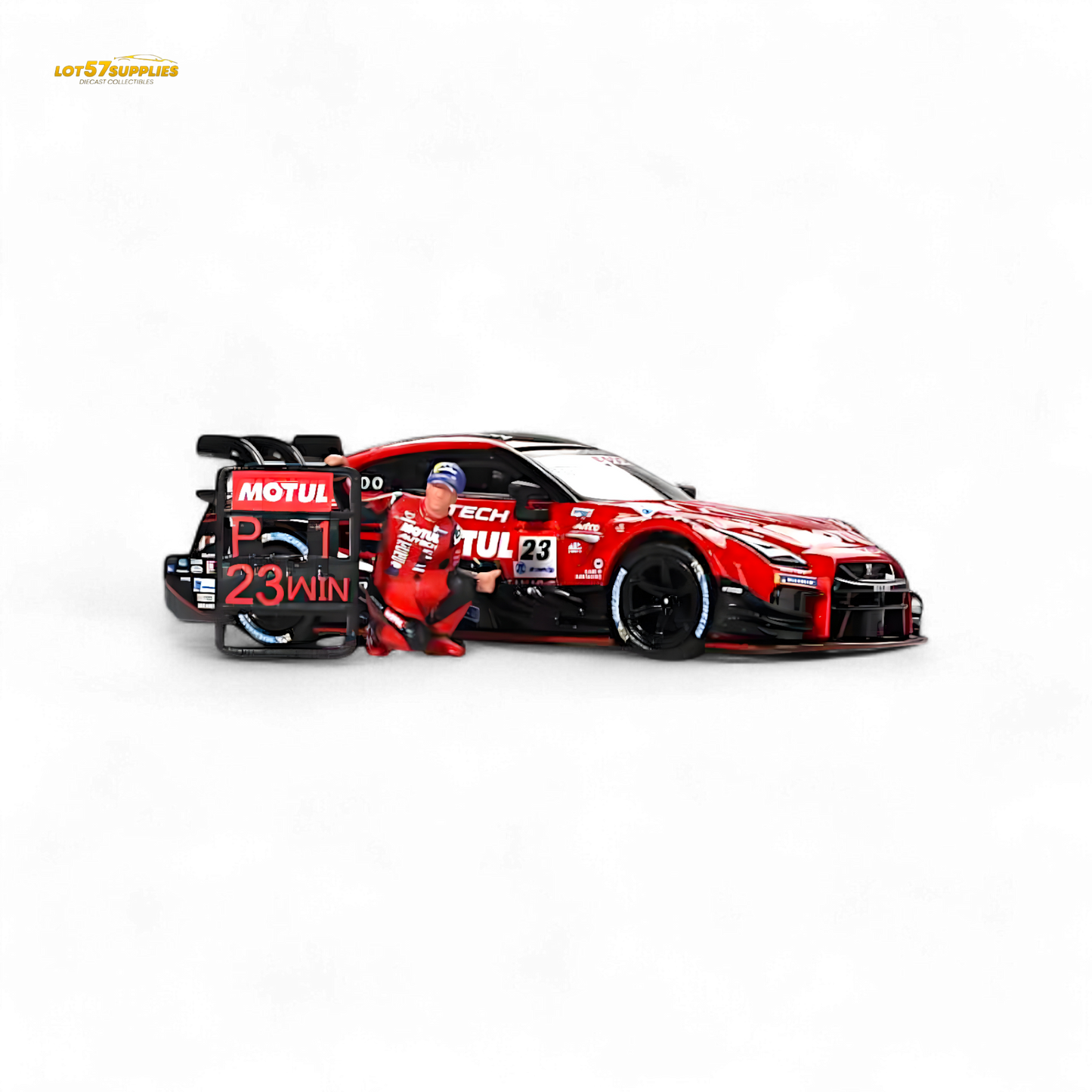 Mini-GT Nissan GT-R Nismo #23 Motul Autech 2021 1:64 - Evergreen Kings
