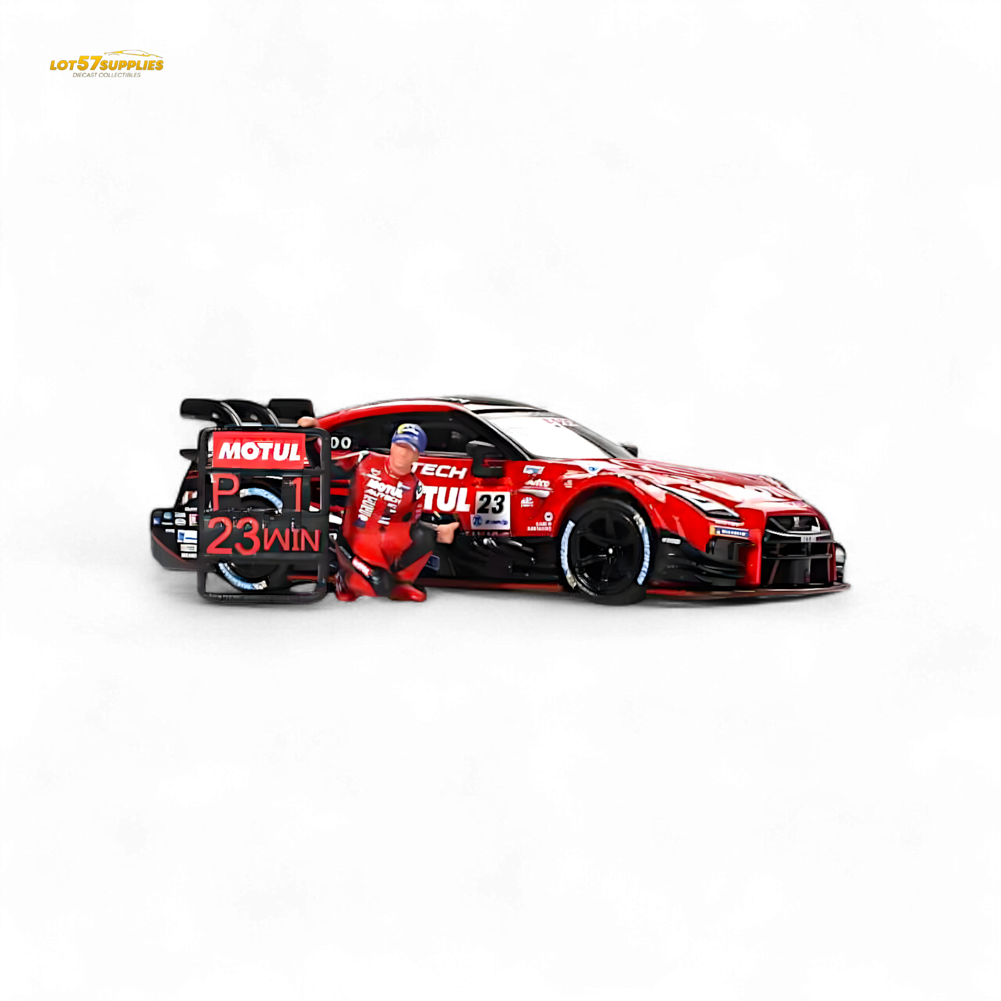 Mini-GT Nissan GT-R Nismo #23 Motul Autech 2021 1:64 - Evergreen Kings