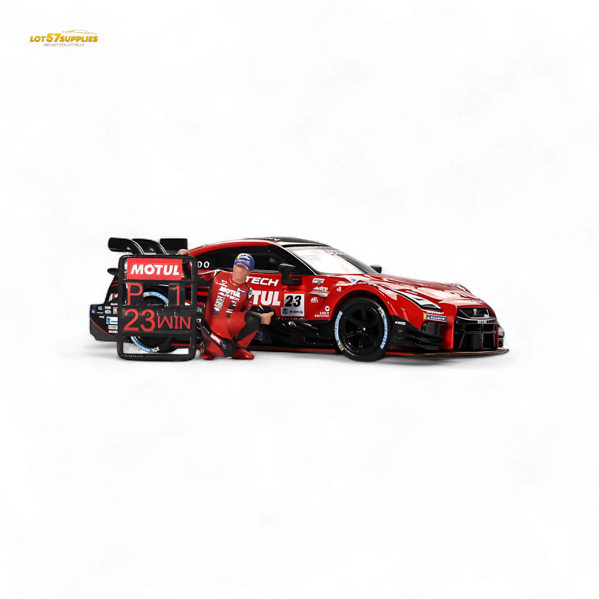 Mini-GT Nissan GT-R Nismo #23 Motul Autech 2021 1:64 - Evergreen Kings