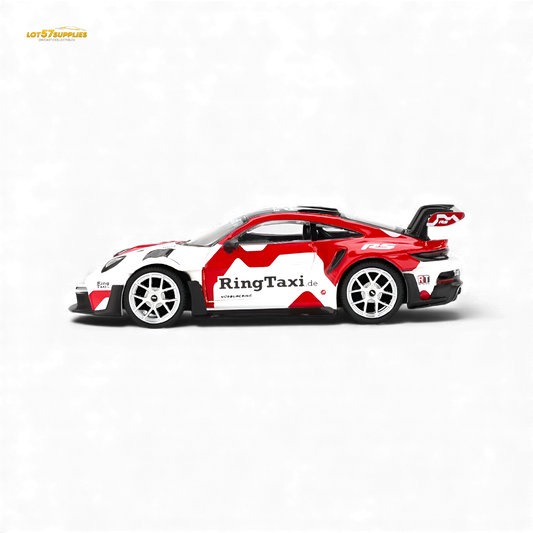 (Pre-Order) Mini GT Porsche 911 GT3 RS Weissach RingTaxi 1:64 - Evergreen Kings
