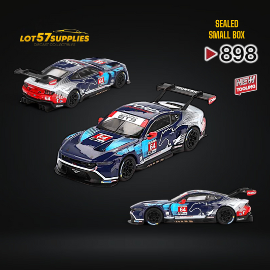 (Pre-Order) Mini-GT Ford Mustang GT3 1:64 - Evergreen Kings