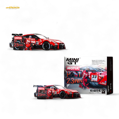 Mini-GT Nissan GT-R Nismo #23 Motul Autech 2021 1:64 - Evergreen Kings