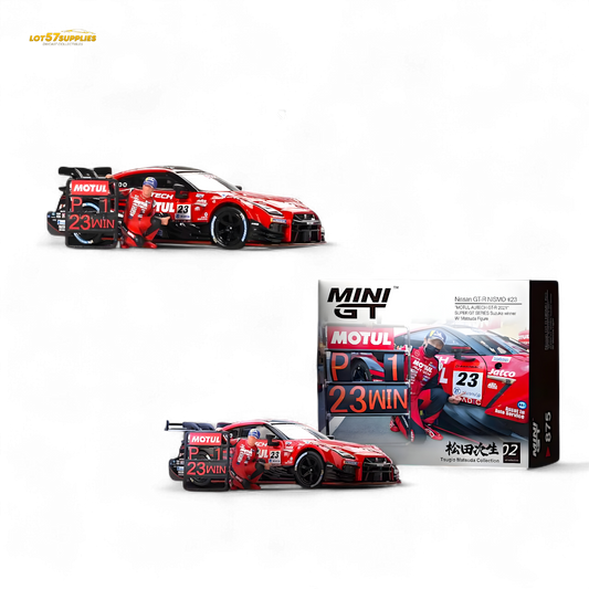 Mini-GT Nissan GT-R Nismo #23 Motul Autech 2021 1:64 - Evergreen Kings