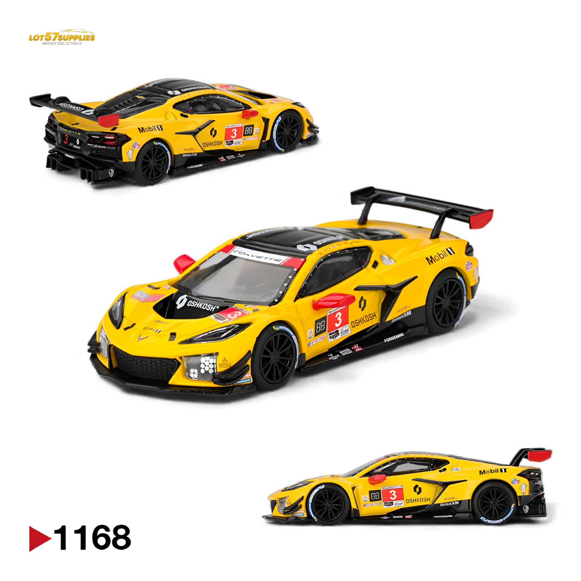 Mini-GT Chevrolet Corvette Z06 GT3.R diecast model in 1:64 scale, detailed Chevrolet sports car by Lot57Supplies Diecast Shop