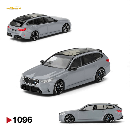 (Pre-Order) Mini GT BMW M5 Touring Brooklyn Grey Metallic 1:64 - Evergreen Kings