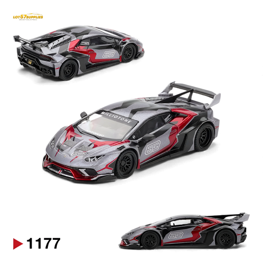 (Pre-Order) Mini GT LB Works Lamborghini Huracan GT RONIN 1:64 - Evergreen Kings