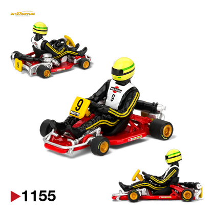 (Pre-Order) Mini GT Senna Kart Formula K #9 1:64 - Evergreen Kings