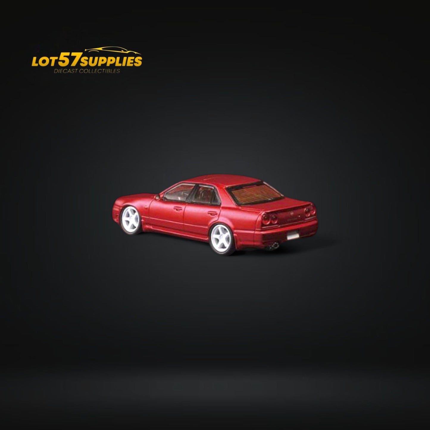 Mortal ER34 SKYLINE 25GT-t Red Ordinary 1:64 - Evergreen Kings