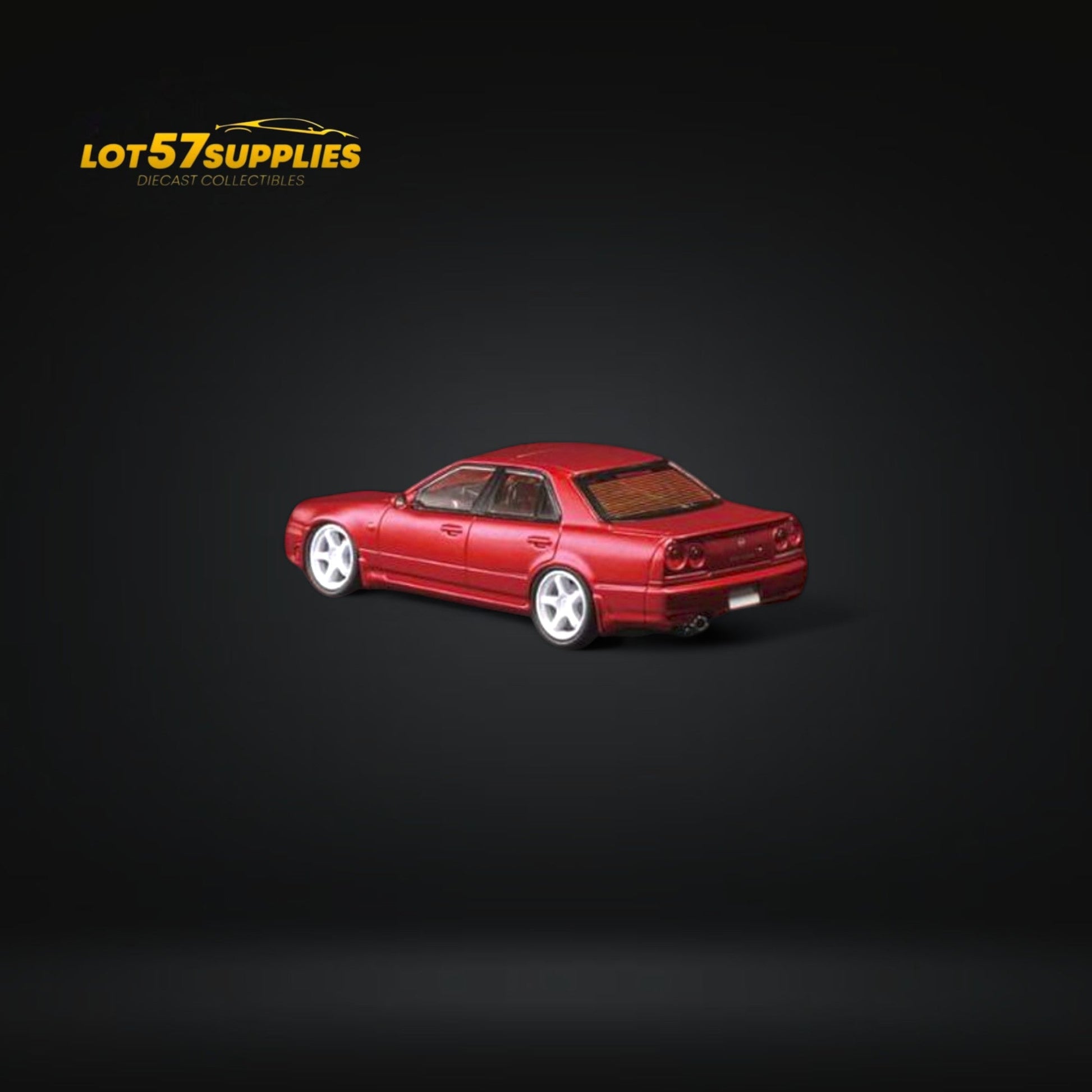 Mortal ER34 SKYLINE 25GT-t Red Ordinary 1:64 - Evergreen Kings