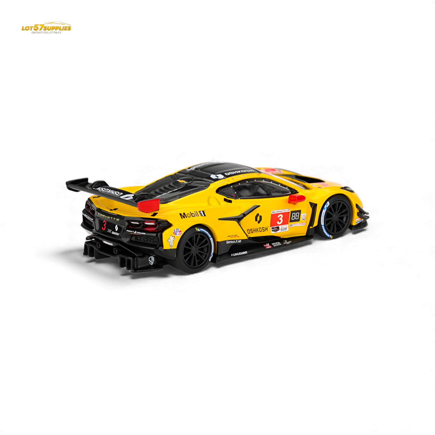 Mini-GT Chevrolet Corvette Z06 GT3.R diecast model in 1:64 scale, detailed Chevrolet collectible by Lot57Supplies Diecast Shop.