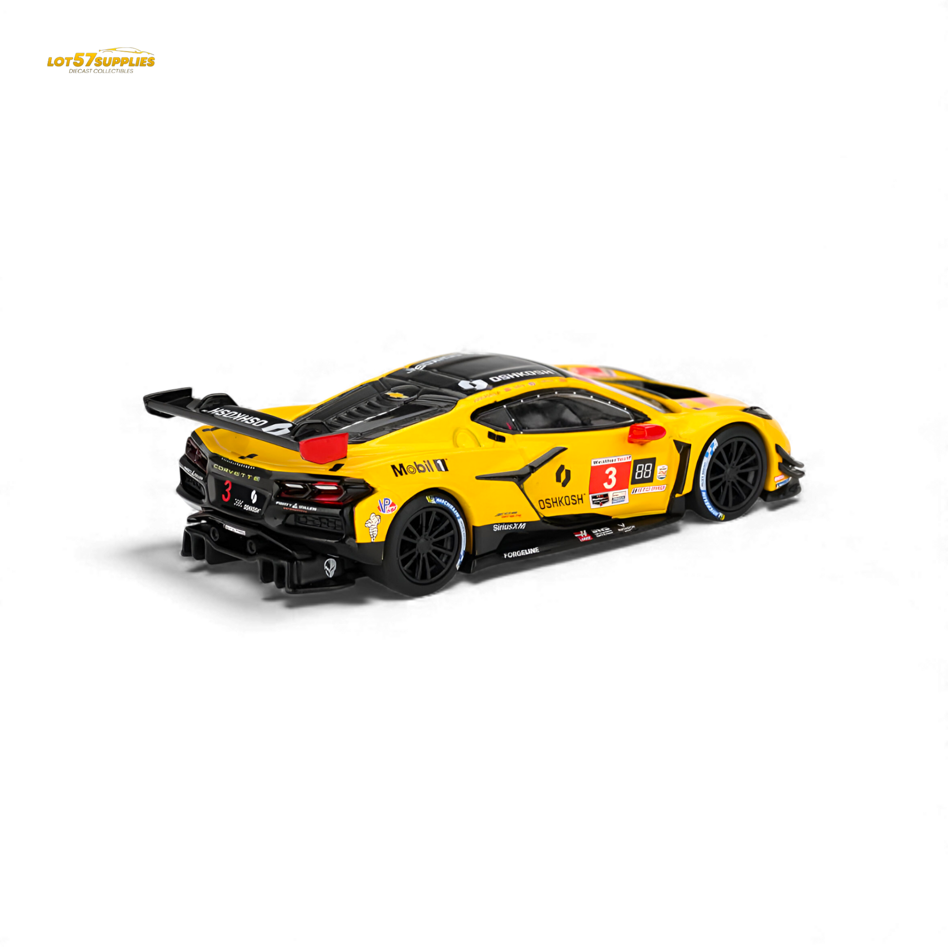 Mini-GT Chevrolet Corvette Z06 GT3.R diecast model in 1:64 scale, detailed Chevrolet collectible by Lot57Supplies Diecast Shop.