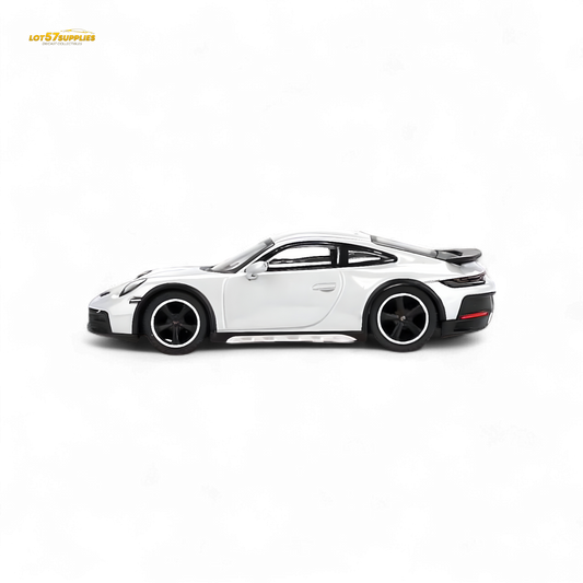 Mini-GT Porsche 911 Dakar Ice Gray Metallic 1:64 - Evergreen Kings