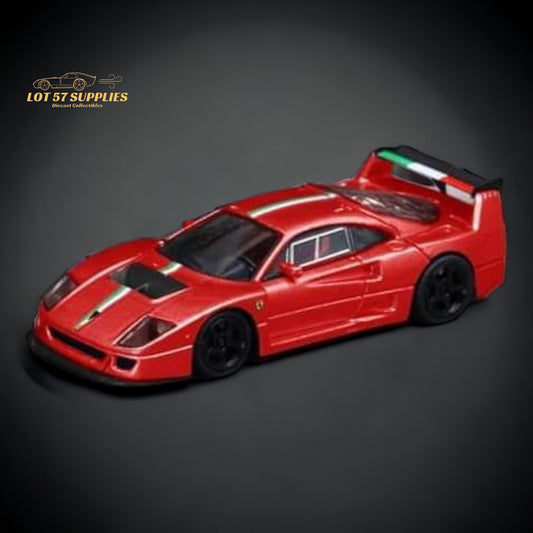 Stance Hunters Ferrari F40 LM Italian Stripe Red 1:64 - Evergreen Kings