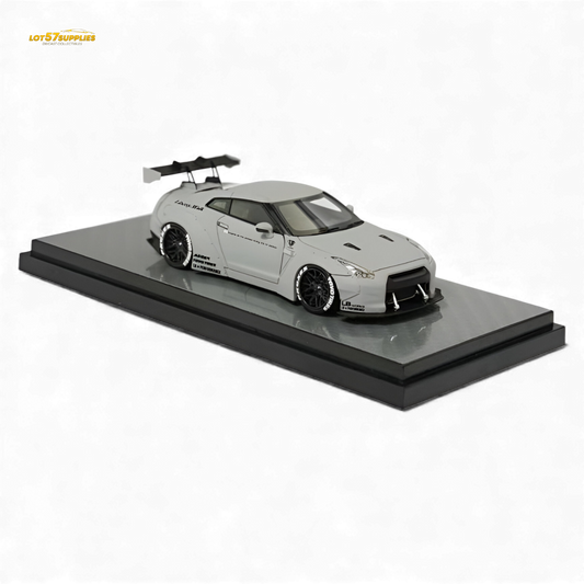 404ERROR LB-Works Nissan Skyline GT-R R35 Fighter Grey 1:64 - Evergreen Kings