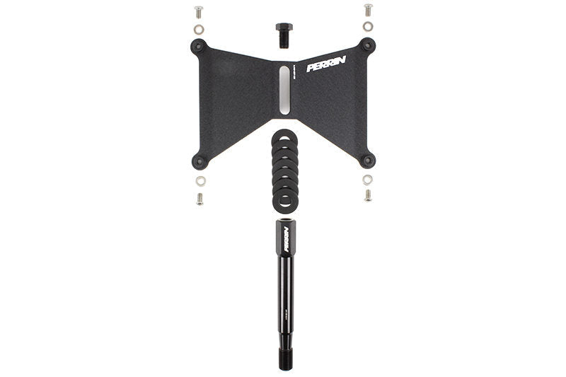 JDMuscle Perrin front license plate holder for 2022-2025 Subaru WRX, OEM-style license plate relocation kit with mounting hardware