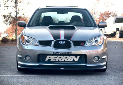 JDMuscle PERRIN intercooler logo stencil sticker for 2002-2014 Subaru WRX STI, designed for FMIC intercooler branding.