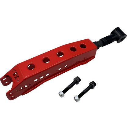 BLOX Racing rear lower control arms for Toyota 86, Subaru BRZ, Scion FR-S, and WRX/STI suspension upgrade.