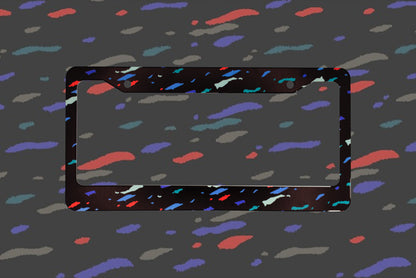 Recaro Confetti License Plate Frame