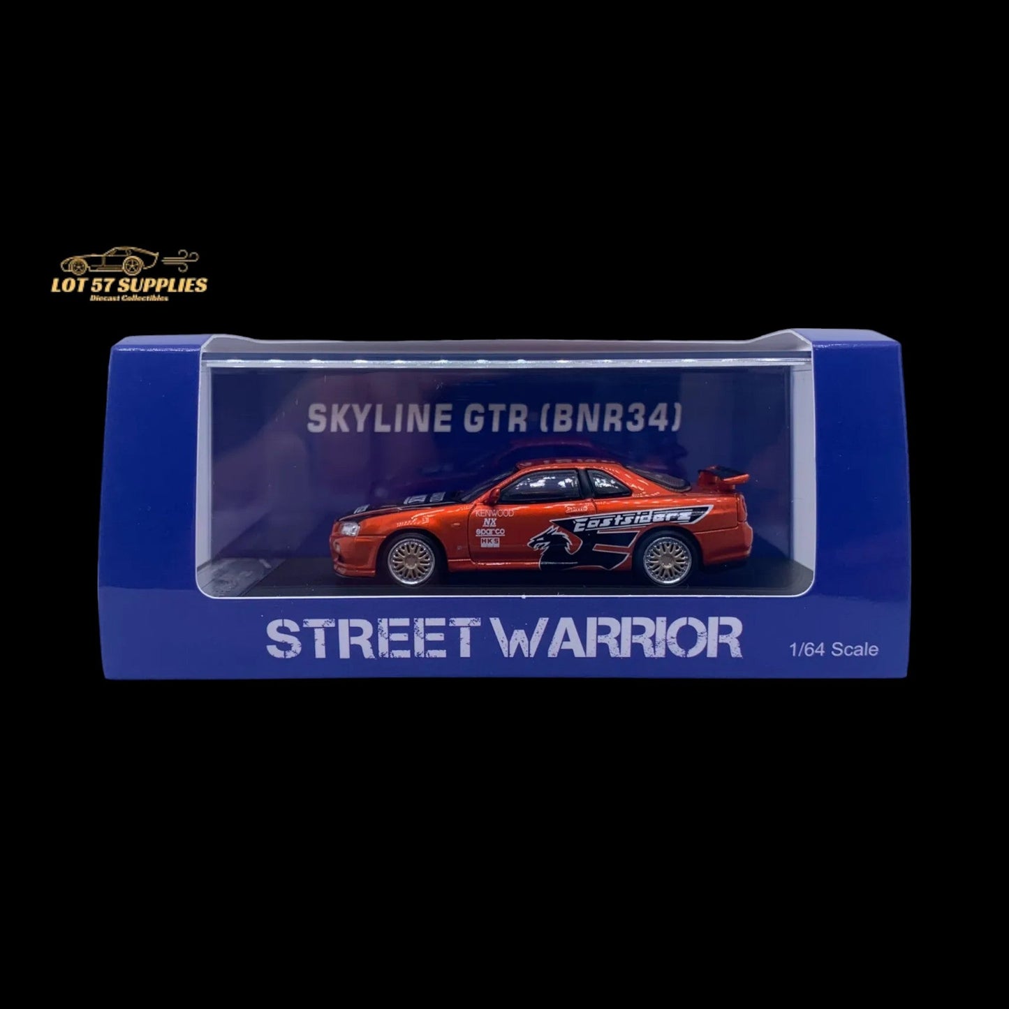 Street Weapon Nissan R34 GT-R NFS Underground 1:64 - Evergreen Kings
