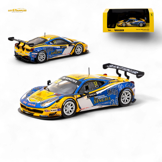 Tarmac Works Ferrari 458 Italia GT3 GT Asia 2016 T64-074-16GTA12 1:64 - Evergreen Kings
