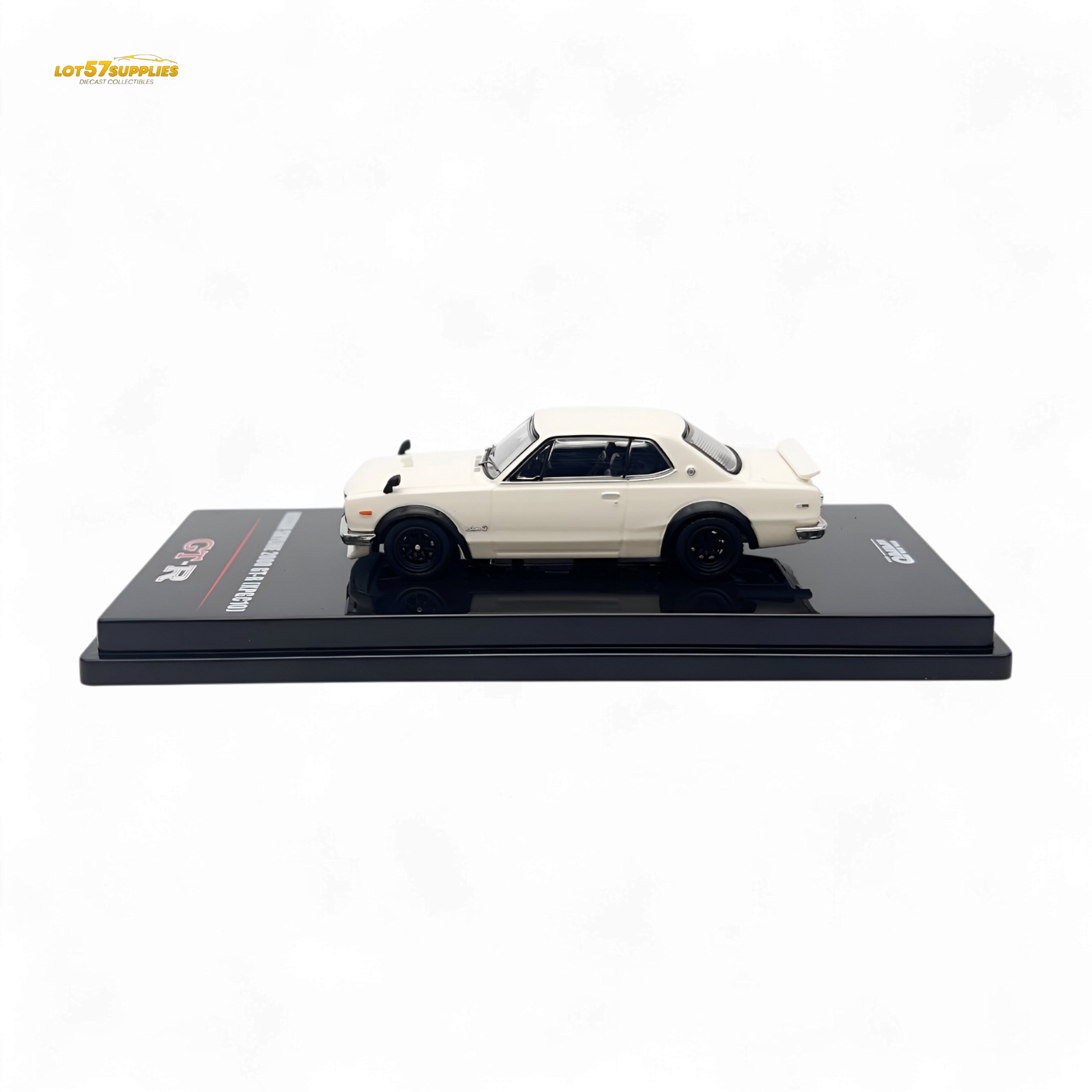 Inno64 Nissan Skyline 2000 GT-R KPGC10 White 1:64 - Evergreen Kings