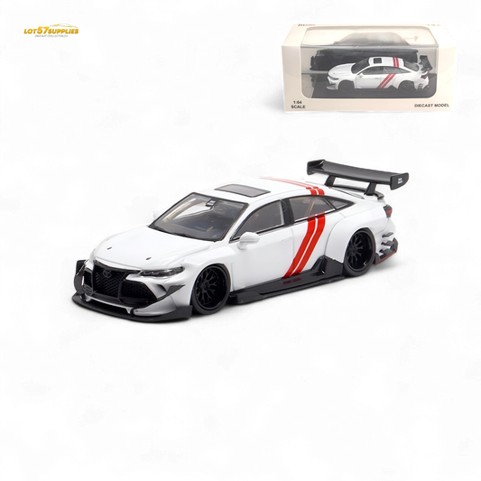 LMF Toyota Avalon Modified Concept White 1:64 - Evergreen Kings
