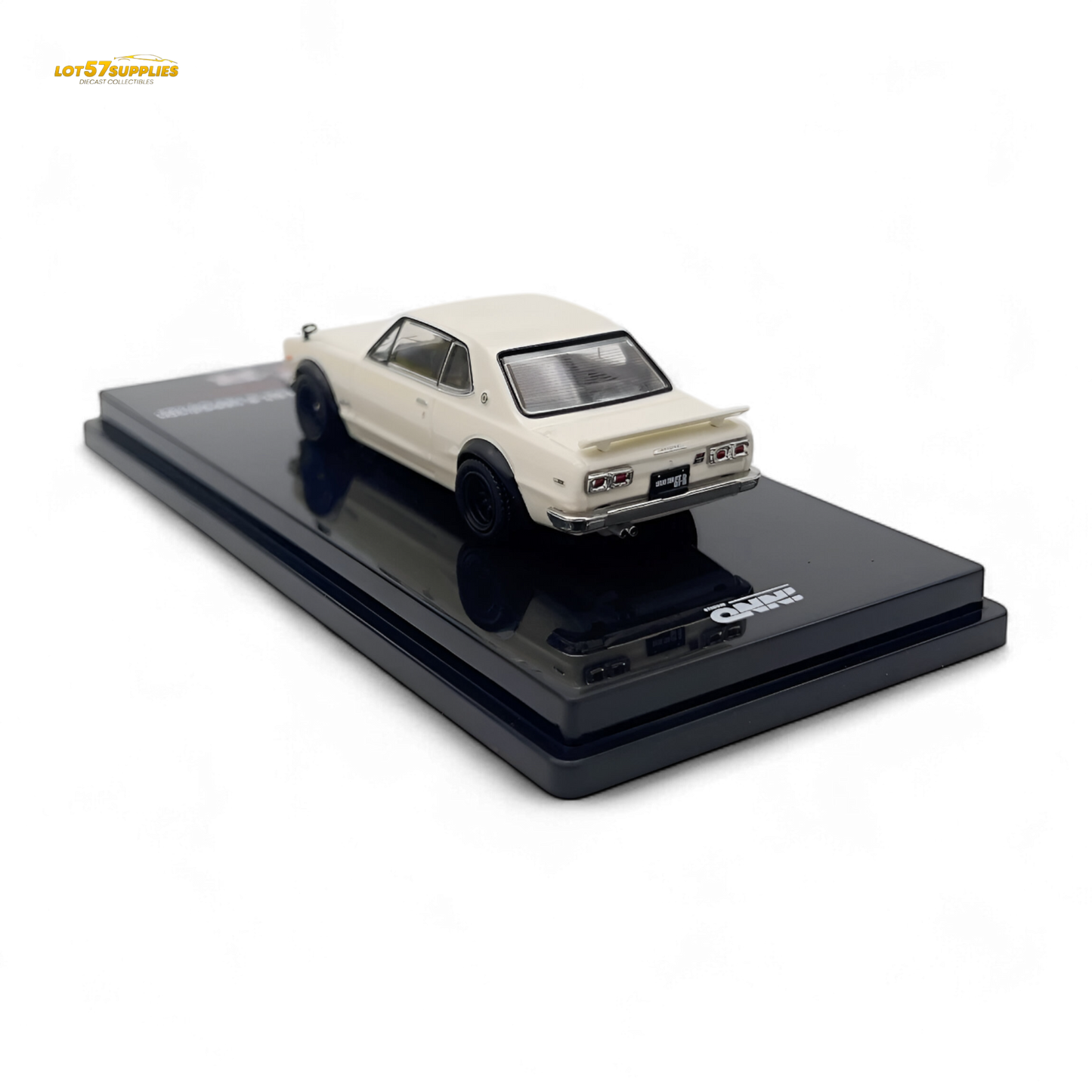 Inno64 Nissan Skyline 2000 GT-R KPGC10 White 1:64 - Evergreen Kings