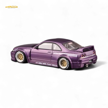 Inno64 Nissan Skyline GT-R R33 Pandem Rocket Bunny Purple 1:64 - Evergreen Kings