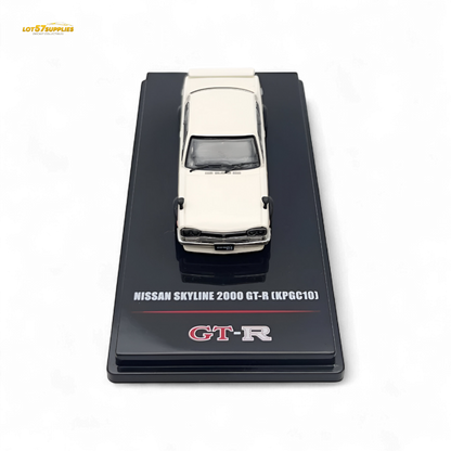 Inno64 Nissan Skyline 2000 GT-R KPGC10 White 1:64 - Evergreen Kings