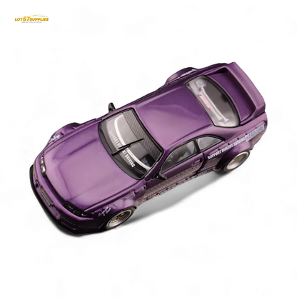 Inno64 Nissan Skyline GT-R R33 Pandem Rocket Bunny Purple 1:64 - Evergreen Kings