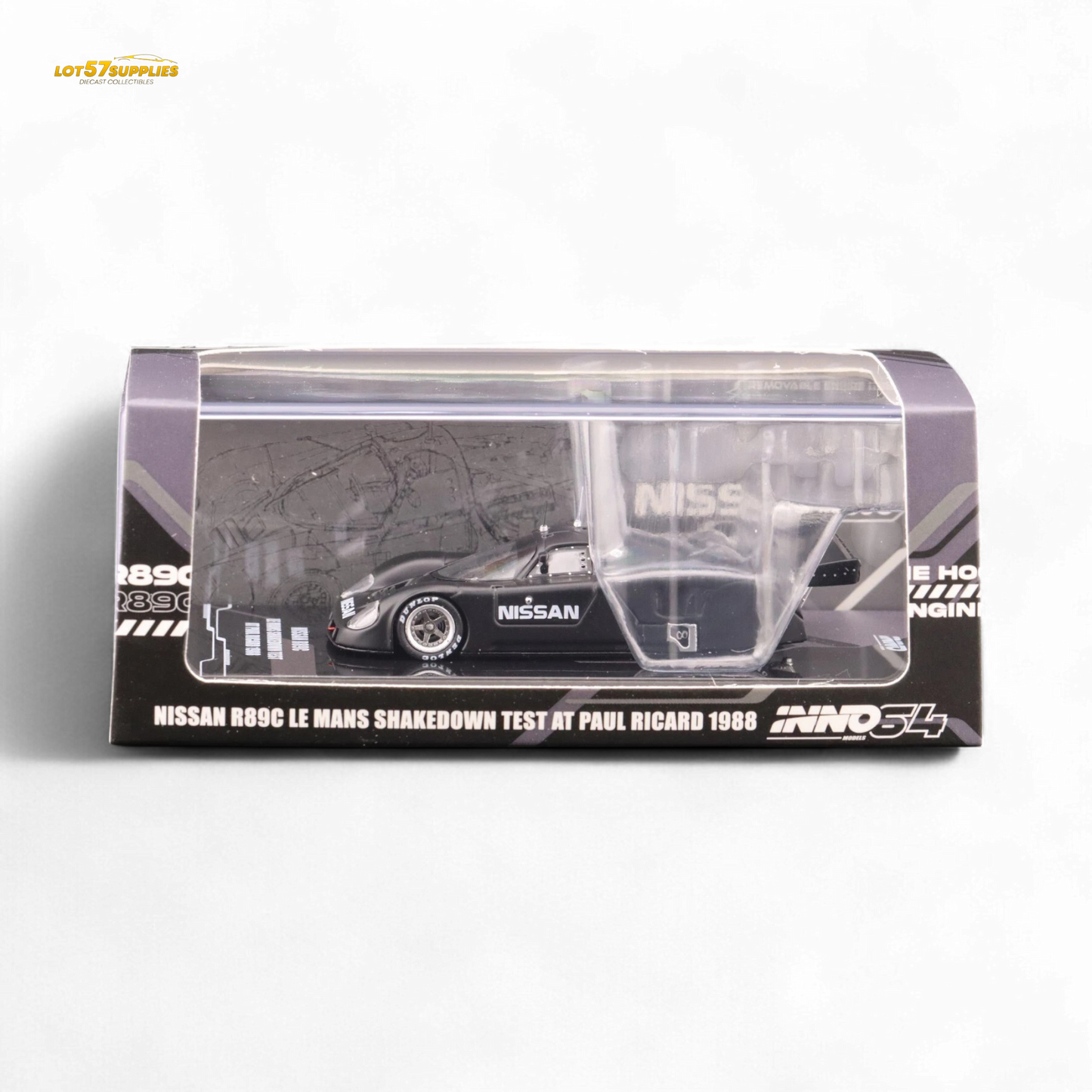 Inno64 Nissan R89C Shakedown Test 1988 1:64 - Evergreen Kings