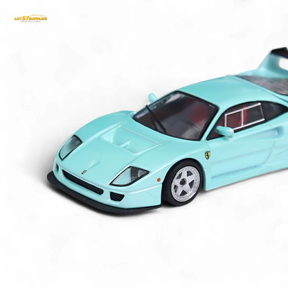 Stance Hunters Ferrari F40 LM Light Aqua Green 1:64 - Evergreen Kings