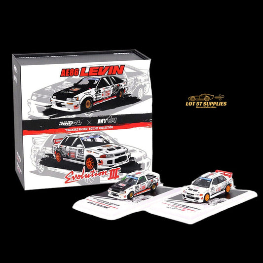 Inno64 Mitsubishi Lancer Evo III & Toyota AE86 1:64 - Evergreen Kings