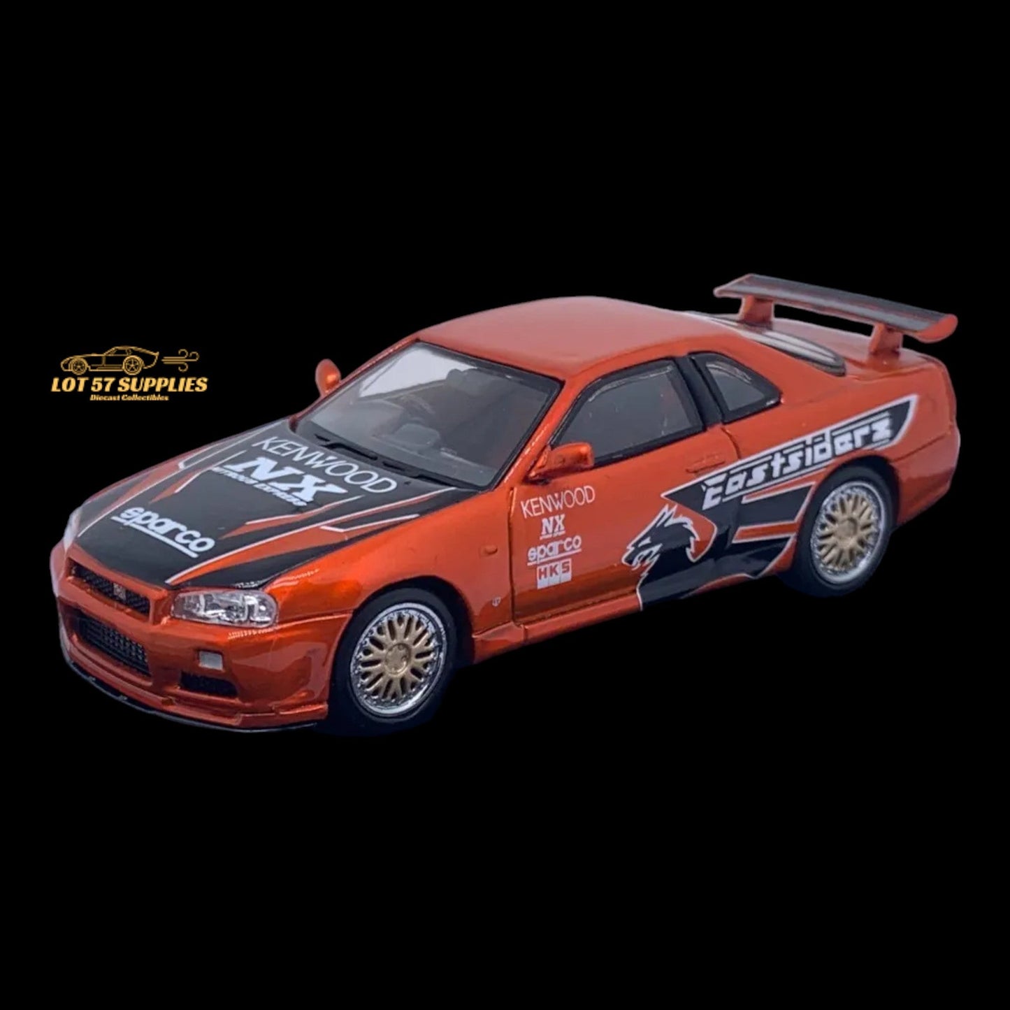 Street Weapon Nissan R34 GT-R NFS Underground 1:64 - Evergreen Kings