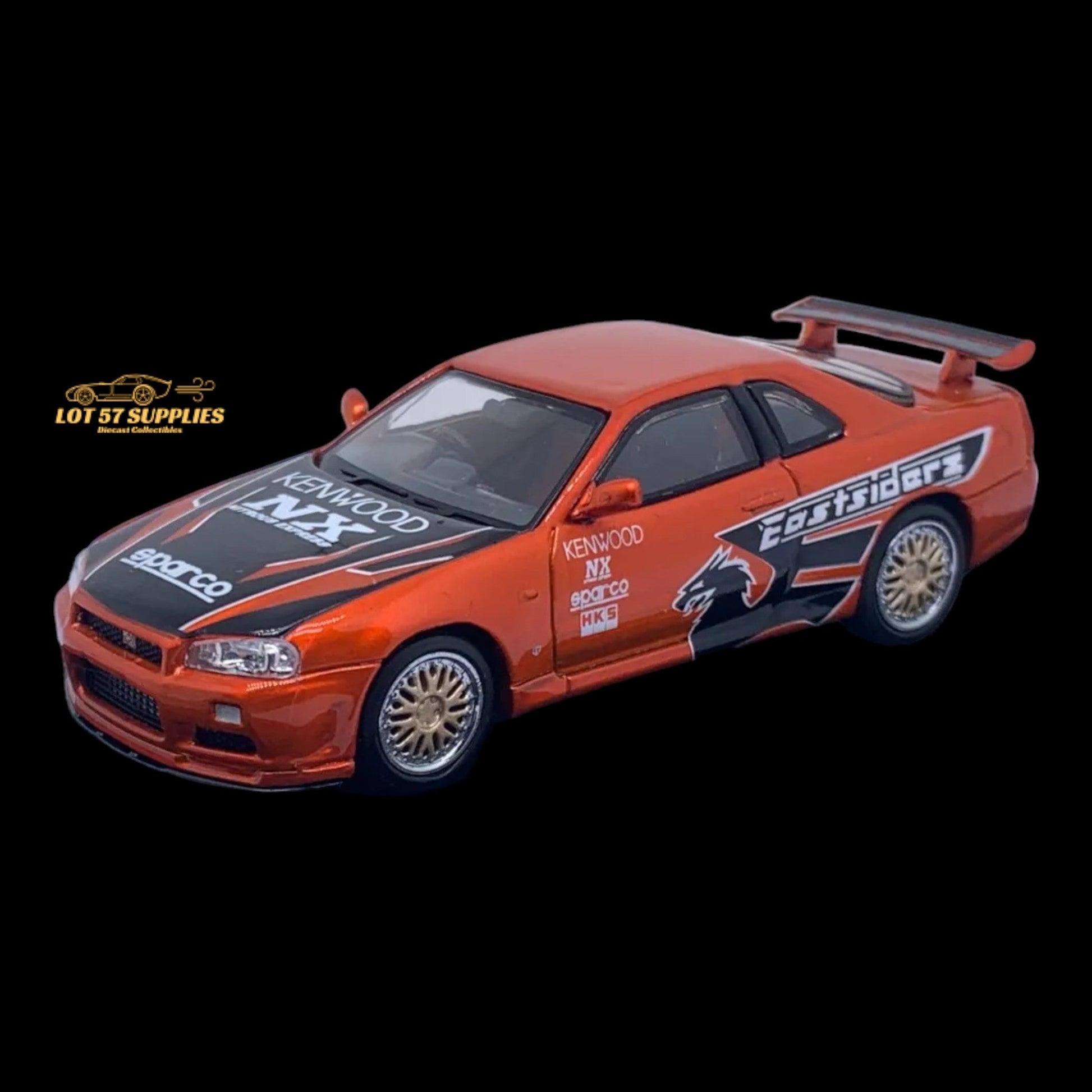 Street Weapon Nissan R34 GT-R NFS Underground 1:64 - Evergreen Kings
