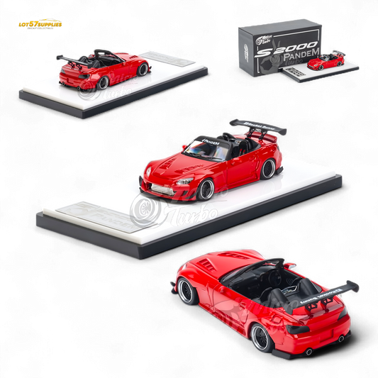 Microturbo Honda S2000 Pandem Rocket Bunny Red 1:64 - Evergreen Kings