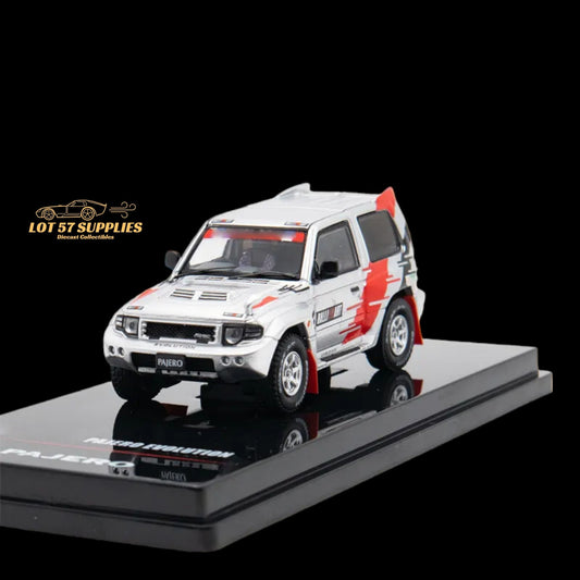 Inno64 Mitsubishi Pajero Evolution Ralliart Silver 1:64 - Evergreen Kings