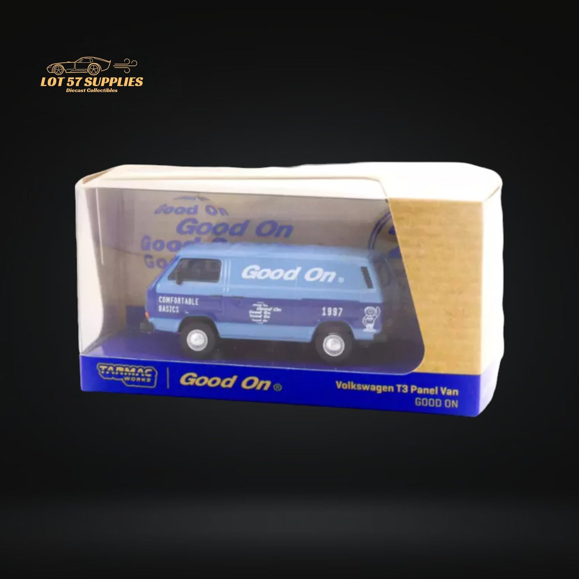 Tarmac Works Volkswagen T3 Panel Van 1:64 - Evergreen Kings