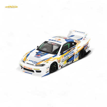 Mini-GT Nissan LB-Super Silhouette S15 Silvia 2023 Formula Drift Japan #895 1:64 - Evergreen Kings