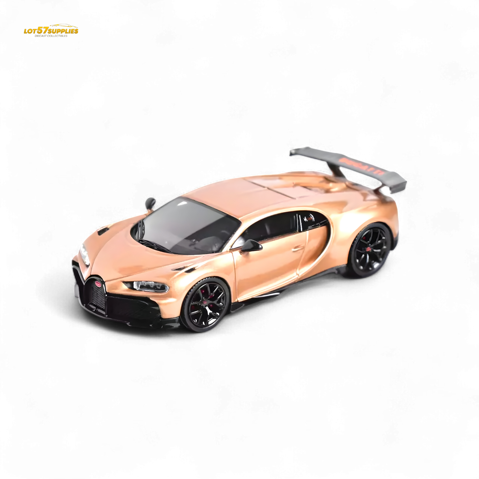 Diecast model of Bugatti Chiron Pur Sport by YM Model in 1:64 scale, featuring detailed design and vibrant colors.