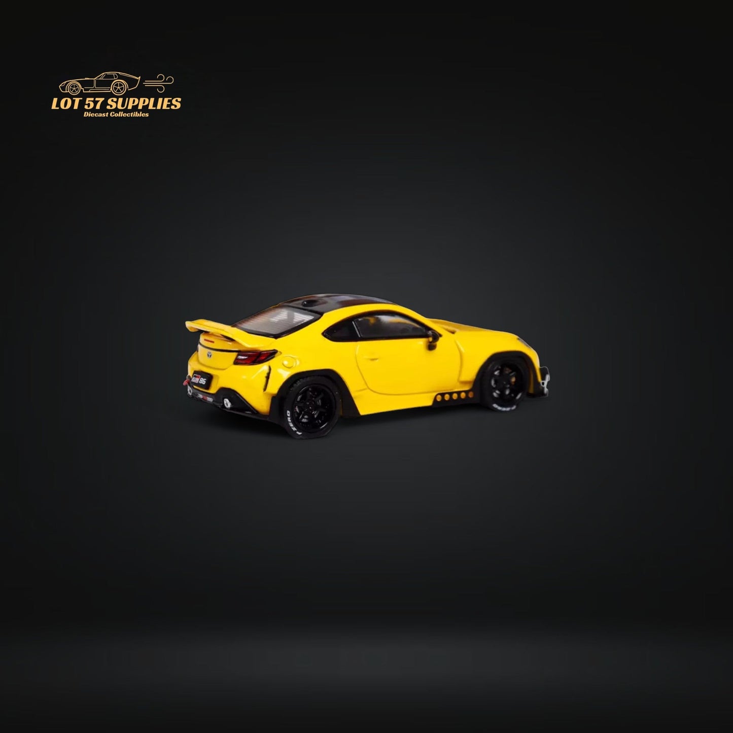 Fuji Toyota GR86 Pandem 2nd Gen Yellow 1:64 - Evergreen Kings