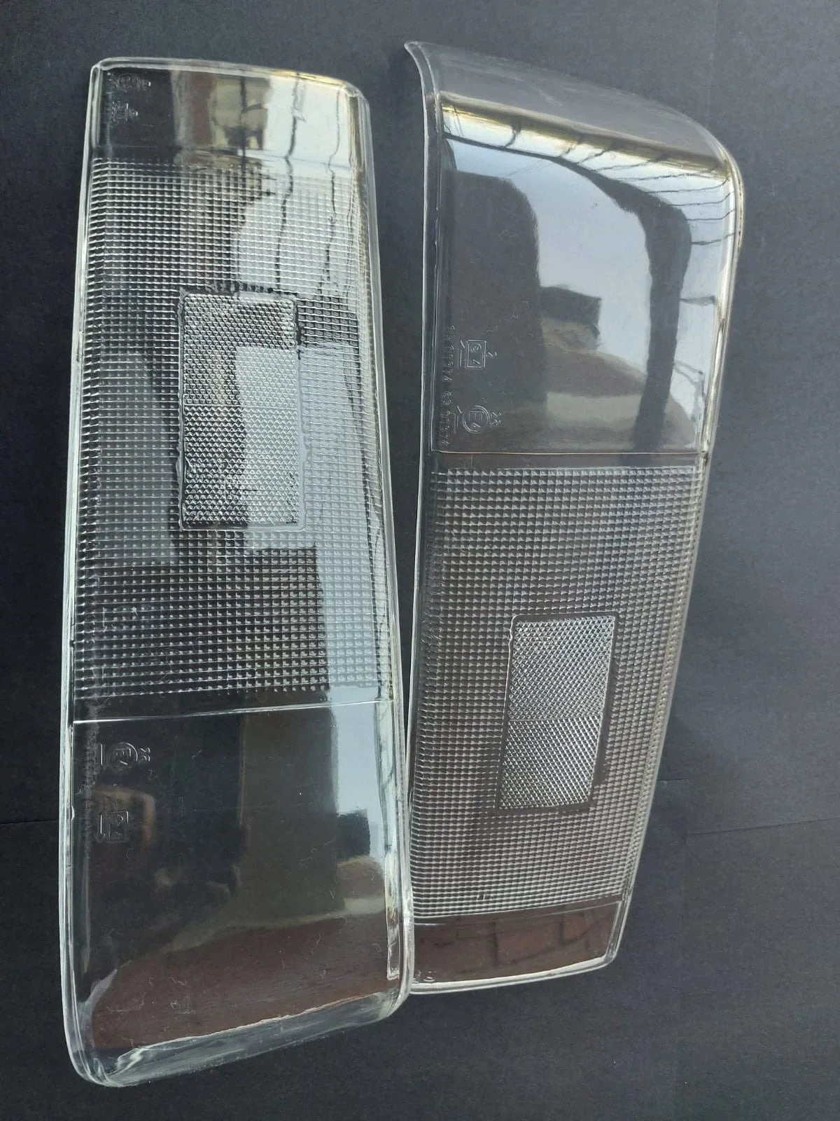 Honda Civic EF9 clear tail light lenses by NTXGlow, showing the transparent lens design for 1988–1991 JDM EF9 models.