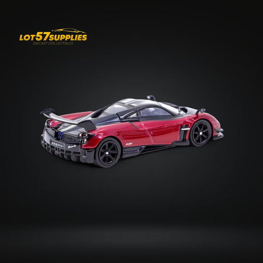 Tarmac Works Pagani Huayra BC Rosso Dubai 1:64 - Evergreen Kings