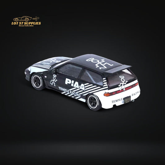 Inno64 Honda Civic EF9 Temple Racing 1:64 - Evergreen Kings