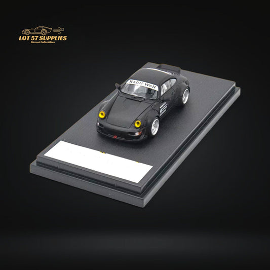 Mini Station Porsche RWB 964 Samurai Black 1:64 - Evergreen Kings