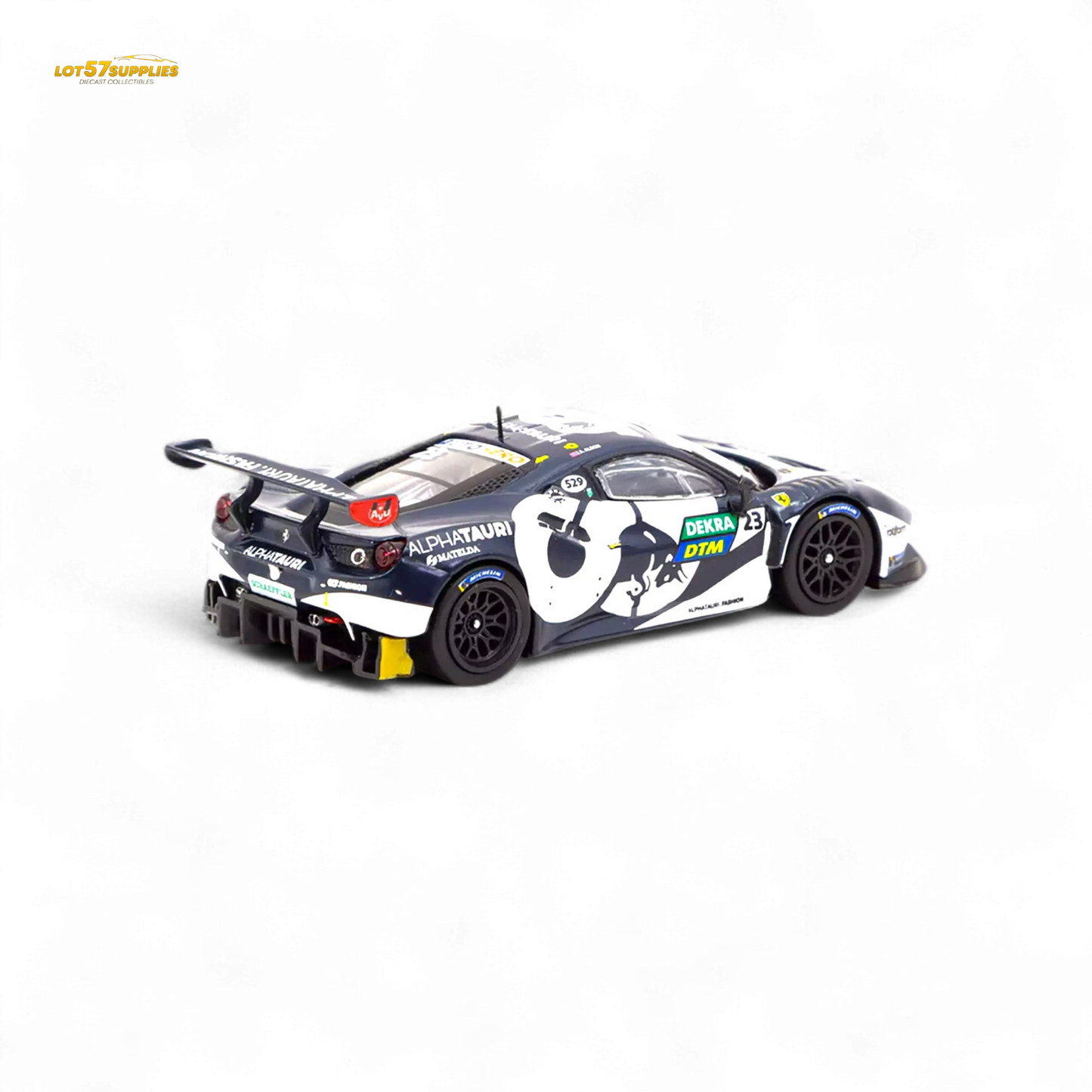 Tarmac Works Ferrari 488 GT3 DTM Alex Albon 1:64 - Evergreen Kings