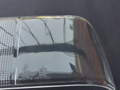 Clear tail light lenses for 1988-1991 Honda Civic EF9 JDM, NTXGlow upgrade, shown on a black car with detailed lens features.