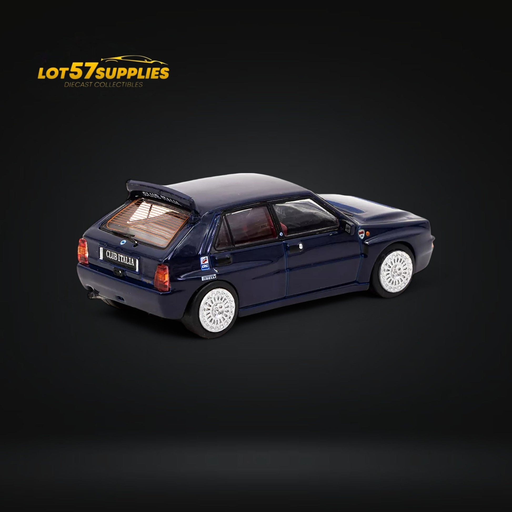 Tarmac Works Lancia Delta HF Integrale Dark Blue 1:64 - Evergreen Kings