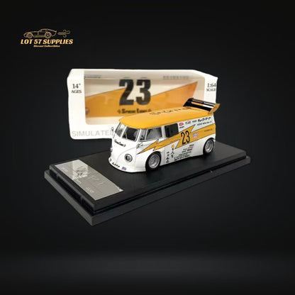 Diecast Aurora VW Volkswagen T1 Van model with #23 Livery, detailed 1:64 scale diecast toy from Lot57Supplies Diecast Shop